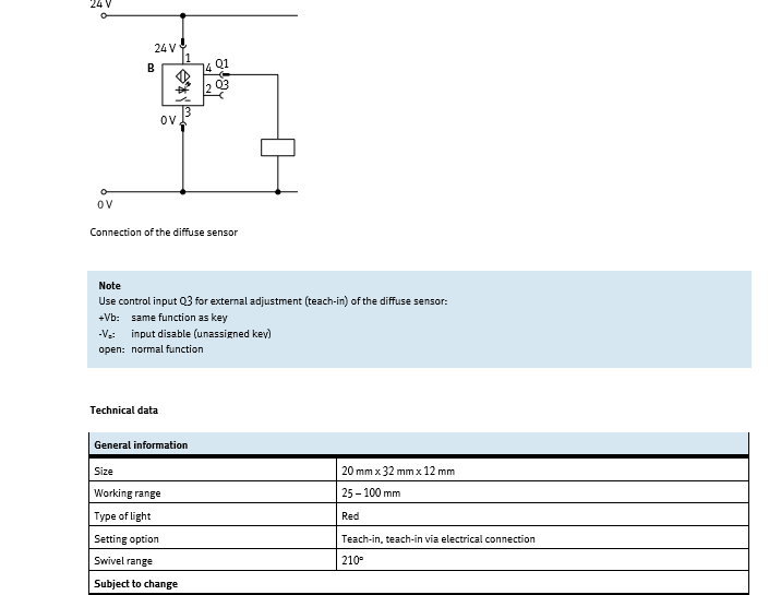 Bağlantı şeması: Atama listesi: Sensör Girişi Indicator unit and distribütör,electrical 24 v 24 V Q1 4 numaralı giriş Q2 - Q3 2 numaralı giriş 0 V 0 V Kullanılacak Malzeme: Öncelikle 6 numaralı