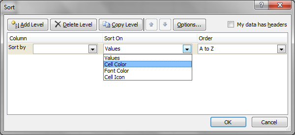 Excel 2010 ayrıca hücrelere eklediği görsel bileģenlerle de koģullu biçimleme yapabilmektedir.