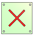 7. GEÇ/DUR İKAZ GÖSTERGE KARTI Turnikenin her iki yanında geçiş kontrol işareti olarak LED lerle oluşturulmuş yeşil ok ve kırmızı X göstergesidir. Turnike üzerinde standart olarak verilir.