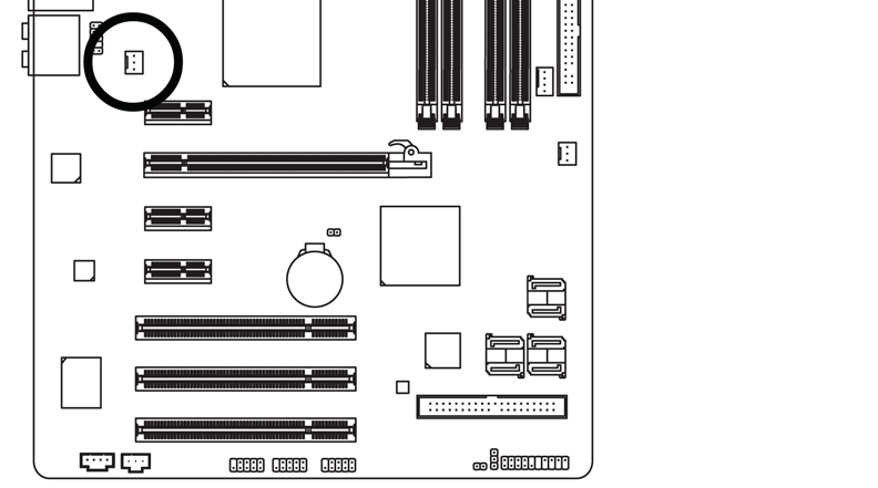 Türkçe 3/4/5) CPU_FAN / SYS_FAN / PWR_FAN (Soğutucu Fanı Güç Konektörü) Soğutucu fanı güç konektörü 3-pin/4-pin (sadece CPU_FAN/SYS_FAN için) güç konektörü aracılığıyla +12V güç voltajı sağlar ve