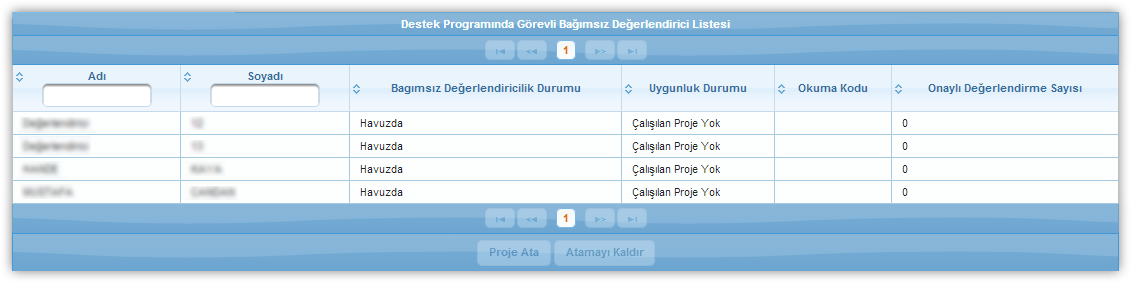 Ekranın üst kısmında Okuma İstatistiki Bilgileri Alanı yer almaktadır.