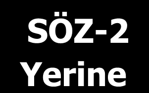 LĠSANS YERLEġTĠRME SINAVI PUAN TÜRLERĠ SÖZ 1 SAY 1 EA 1 Yerine SAY-2 Yerine EA-2 Yerine SÖZ-2 Yerine