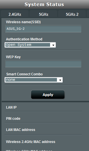 5GHz-2 güvenlik ayarları 3. Wireless name (SSID) (Kablosuz ad (SSID)) alanında kablosuz ağınız için benzersiz adı girin. 4.