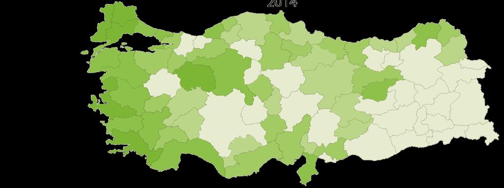 İLLERE PARTİLERİN OY