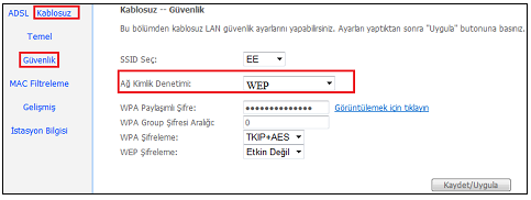 51/66 WEP Şifreleme 51 52/66 WPA, kablosuz ağlar için geliştirilmiş bir şifreleme standardıdır.