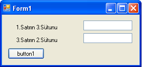 ÇOK BOYUTLU DİZİLERDE İŞLEM int x, y, z; int[,,] ucdizi; x = 2; y = 3; z = 2; ucdizi = new int[x, y, z]; ucdizi[0, 0, 0] = 150; ucdizi[1, 2, 0] = 160; ucdizi[1, 1, 1] = ucdizi[0, 0, 0] + ucdizi[1, 2,