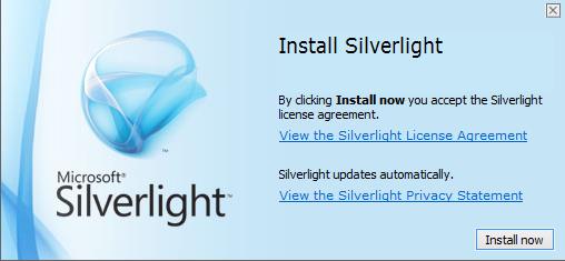 Resim 8-3 Silverlight Kurma Penceresi "Install" butonuna tıkladığınızda kurulum başlayacaktır. Kurulum tamamlandığında BMİS sayfanızı yenileyiniz.