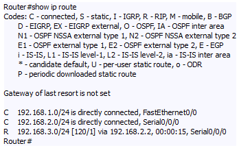 Router(config-router)#version 2 RIP konfigürasyonu yapıldıktan sonra yönlendiriciler birbirleri üzerinde tanımlı ağları tanıyacağı için PC2 den PC1 e ping attığımızda paketin iletildiğini göreceğiz.