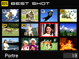BEST SHOT Kullanma BEST SHOT nedir? BEST SHOT, size çeşitli çekim koşullarını gösteren örnek manzara koleksiyonu sağlar.