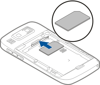 Bataryanın temas noktalarını batarya bölmesindeki konektörlerle aynı hizaya getirin ve bataryayı takın.
