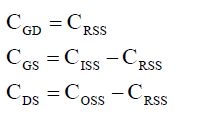 The CDS capacitor is also non-linear since it is the junction capacitance of the body diode.