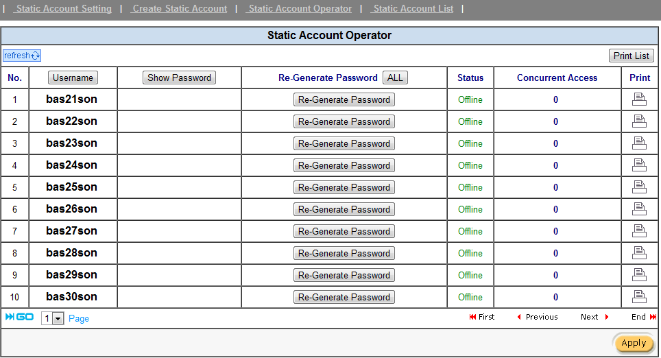 First Login kısmı kullanıcının ilk çevrim içi olduğu zamanı belirtir. Expiration Time ise hizmet süresinin biteceği zamanı belirtir. Bu tarih ilk çevrimiçi olma durumundan sonra görünecektir.