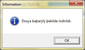 5-Masa üstünde oluşan DHL Connect 3.3 ikonunu çift klilkleyerek çalıştırınız ve karşınıza gelecek aşağıdaki ekranı OK butonuna basarak geçiniz.