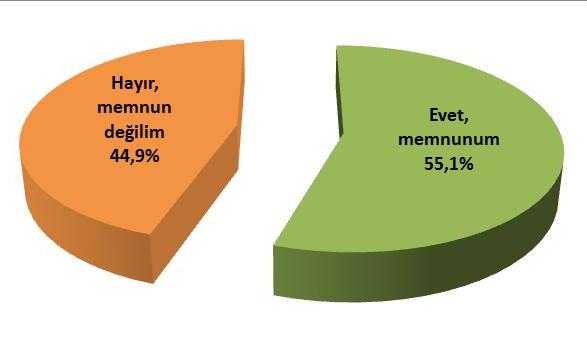 TÜRKİYE NİN MEVCUT PARLEMENTER SİSTEMİNDEN MEMNUNİYET