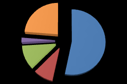 D. İDARENİN TOPLAM KAYNAK İHTİYACI Grafik 1 GELİRLERİN EKONOMİK DAĞILIMI Gelirlerin Ekonomik Dağlımı 6.510.000; 4% 7.030.