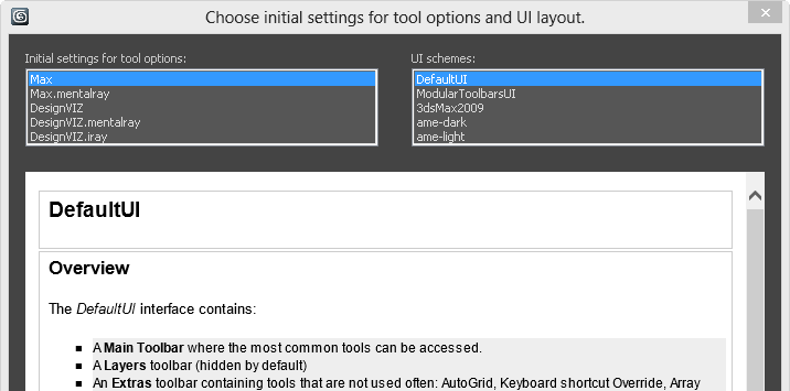 CUSTOM UI & DEFAULT SWITCHER 3DS MAX