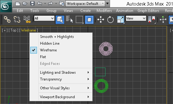 GÖRÜNTÜ MODLARI F3=WIREFRAME/