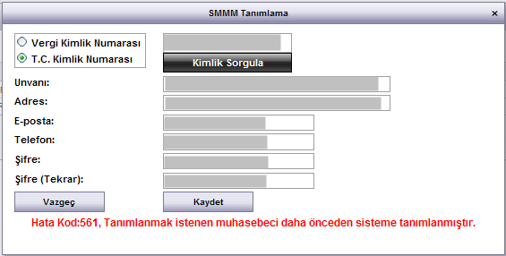 4. UYARILAR VE HATIRLATMALAR 1. SMMM sisteme sadece bir kez kayıt edilir.