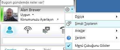 Varsayılan çevrimiçi toplantı seçenekleri kurum içindeki küçük çaplı konferans aramaları ya da paylaşım ve birlikte çalışma oturumları için en iyisidir.