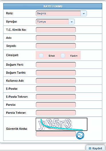 KAYS KULLANICI HESABININ AÇILMASI PROJE BAŞVURUSUNUN HAZIRLANMASI 1. Başvuru yapabilmek için KAYS a kayıt olup kullanıcı adı ve şifre alınması gerekmektedir. 2.