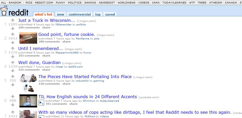 Reddit delicious Digg Bookmarklarimizi bile