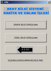 Sağlõk İşleri Modülü: Henüz tamamlanmamõştõr. 10. Encümen Kararlarõ Modülü: Bu modül belediyenin encümen kararlarõnõ saklamaktadõr. 101 arayüzden oluşmuştur. Bunlarõn 21 i dialog 80 i de objedir. 6.