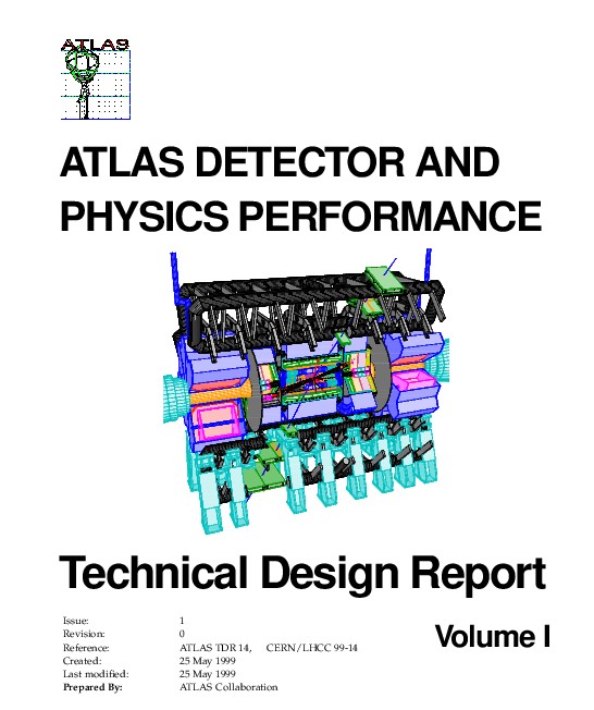 TDR ATLAS AlgıcıATLAS Çalışmaları (1999) ATLAS TDR'daki katkımız (1999) * Fourth