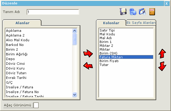 Stok Kartında tanımlı olan birimden farklı bir birim girilerek Fatura kesilmesi Stok kartında tanımlı olan birimin dışında farklı birim kullanarak fatura kesildiği durumlar için fatura mal kalemleri