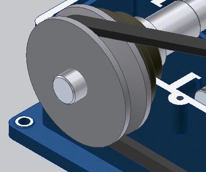 SAYISAL GRAFİK Autodesk Inventor 2008 Tanıtma ve Kullanma Kılavuzu 20. Aşağıda gösterilen alana yaklaşın. 21. Inventor panelinden Shaft altından Key Connection Generator komutunu çalıştırın.