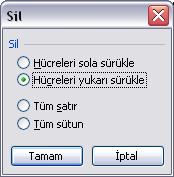 Sütun Ekleme ve Silme Araya bir sütun eklemek için; Önce sütun,sütun başındaki harfe basılarak tamamen seçilir: Sütun seçildikten sonra ya Ctrl ve + tuşlarına basılarak, ya da Ekle-Sütunlar menü