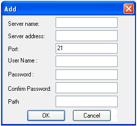 Uyarı: PPPoE için sabit IP değiştirdiğinizde seçilen posta adresine yeni IP adresini bildirmek için bir posta gönderilecektir. 5.5.10 FTP Aşağıdaki menü için "Ağ Yapılandırma" "FTP"ye giriniz: 1.