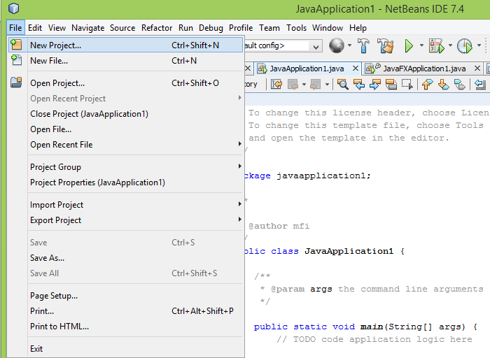 NetBeans IDE 7.