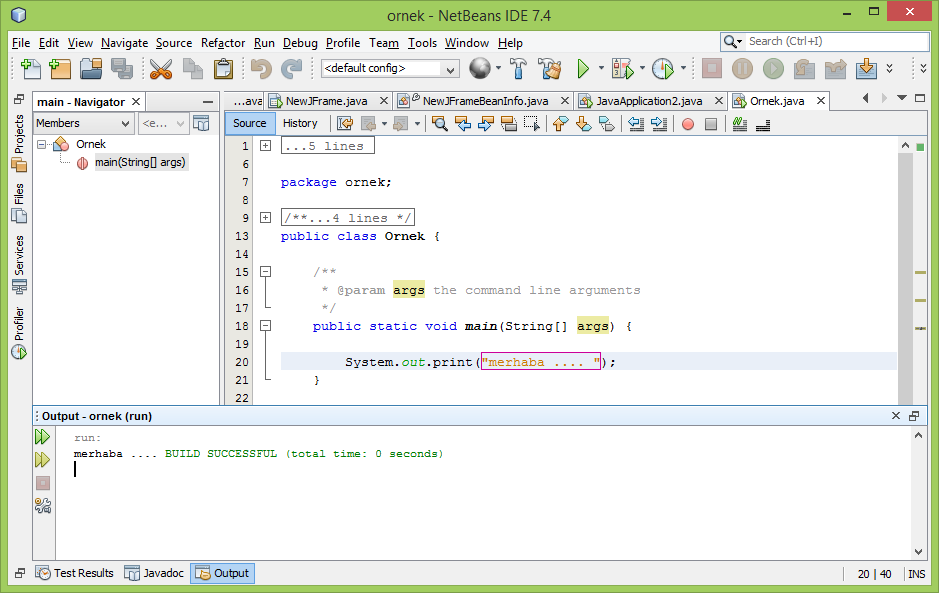 NetBeans IDE 7.