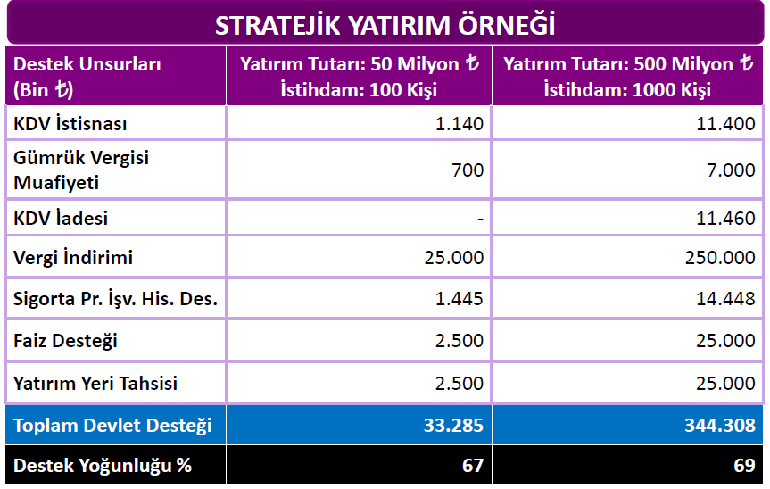 Stratejik Yatırımların Teşviki COPYRIGHT