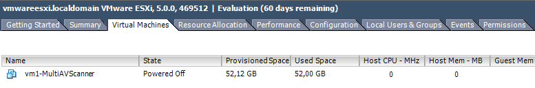 Sekmeleri incelersek; Summary sekmesinde ESXI sistem hakkında özet bilgilere erişebiliriz. Ayrıca bazı temel komutlarıda burada direk uygulayabiliriz.