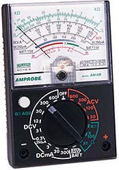 Şekil 2.12: AC ölçmelerinde kullanılan Doğrultma devresi. 3.ANALOG AVOMETRE Avometre: Ampermetre, voltmetre ve ohmmetrenin bir arada bulunduğu ölçü aletidir.