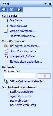 1 MİCROSOFT FRONTPAGE 2003 E GİRİŞ 6 1.1 Frontpage 2003 ün açılması Frontpage 2003 ü çalıştırabilmek için Başlat/Programlar/ Microsoft Office Microsoft Office Frontpage 2003 yolu izlenir.