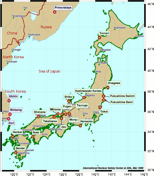 Fukuşima Daiichi Kazası 11 Mart 2011 Deprem sonrası oluşan tsunami ile reaktörleri su basmış ve elektrik sistemleri yedekleri ile beraber