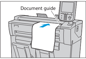 Kopyalanacak tarafın aşağı doğru bakacak şekilde belgeyi yerleştirin ve durana kadar kağıt yuvasına geçirin.