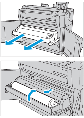 Kağıt Sıkışmalarını Gidermek Kağıt Sıkışmalarını Gidermek Kağıt sıkışırsa, makine durur ve dokunmatik ekranda kağıt sıkışması ile ilgili bir hata mesajı görüntülenir.