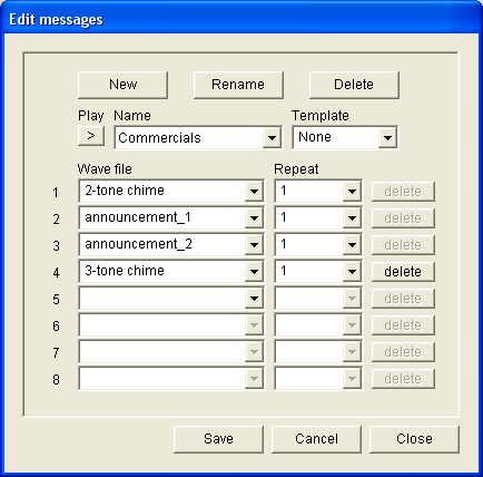 34 tr Konfigürasyon Plena VAS konfigürasyonu Mesajları dinleme Aşağıdakileri uygulayın: 1. > (Oynat) düğmesini tıklatın. Mesajları silme Aşağıdakileri uygulayın: 1.