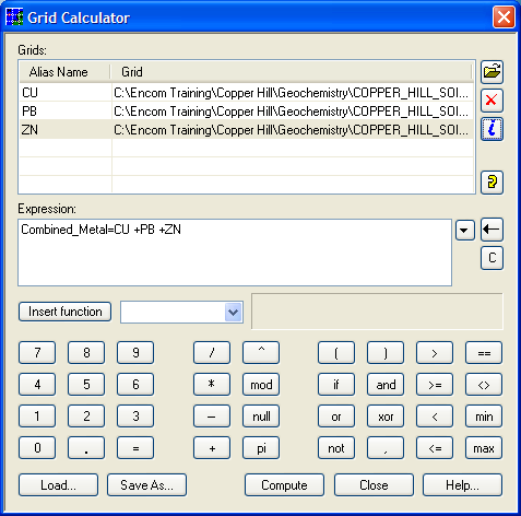 Discover Grid Calculator aritmetik işlemler, mantık, karşılaştırma ve Boole işlemlerini doğrudan desteklenen herhangi bir grid formatındaki gridlere uygulayabilir. Alıştırma-12 birleştirin.