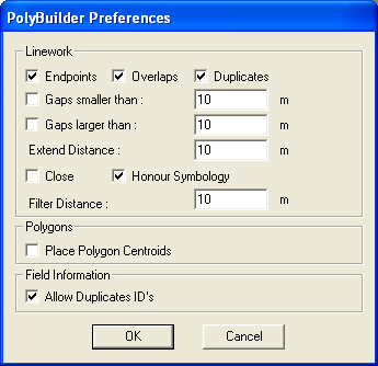 1. Encom Training\Darlot\Geology klasöründeki REGOLITH_L tablosunu açın. 2. Discover > Object Editing > PolyBuilder menü seçeneğini seçin.