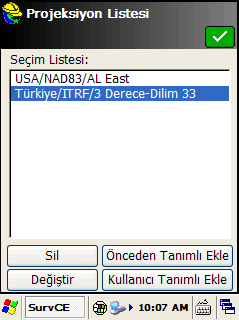 Sayfa4 İşe isim verildikten sonra yazılım otomatik olarak İş Ayarları menüsüne yönlenir.