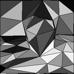Çizelge 4.13: Farklı kenar sayıları için Şekil 4.5-b imgesi üzerine uygulanmış üçgenleme ve buna bağlı yansıma simülasyonu sonuçları. Knr. Say.