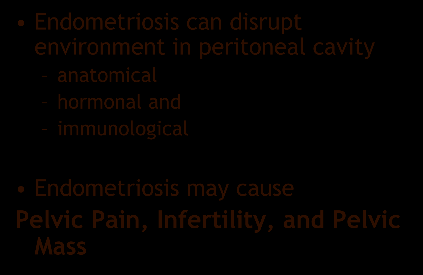 Why to treat Endometriosis?