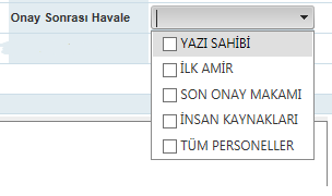 Onay Sayısı: Bu alanda, oluşturulan form için onay sayısı(max.