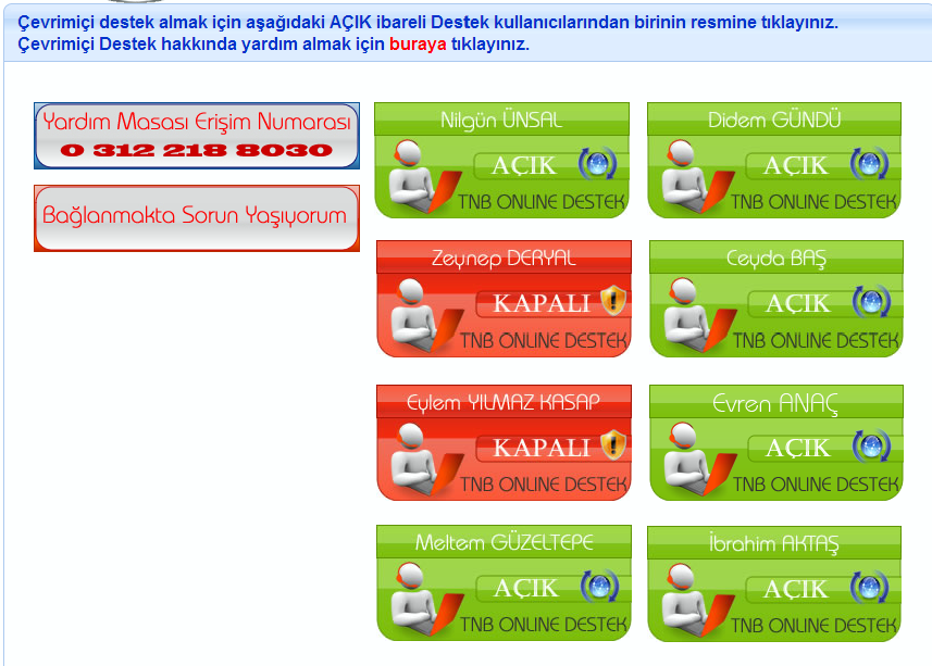 f-açık durumda olan destek personele soru sormak için konuşma bölümüne mesajınızı yazdıktan sonra Send