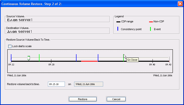 Continuous Data Protection (CDP) Blok seviyesinde CDP (I/O tabanlı) Zero RPO Artımlı (incremental) snapshots Uygulama bazlı RPO koruması Volume