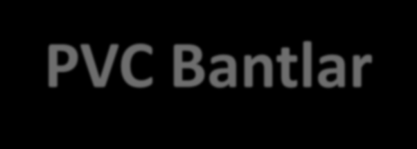 Bantlar PVC Bantlar Ruvitape PVC Yer İşaretleme Bantları Aşınmaya, suya, rutubete dayanıklıdır. Makine montajlarında, kurumsal yer işaretlemede vs.